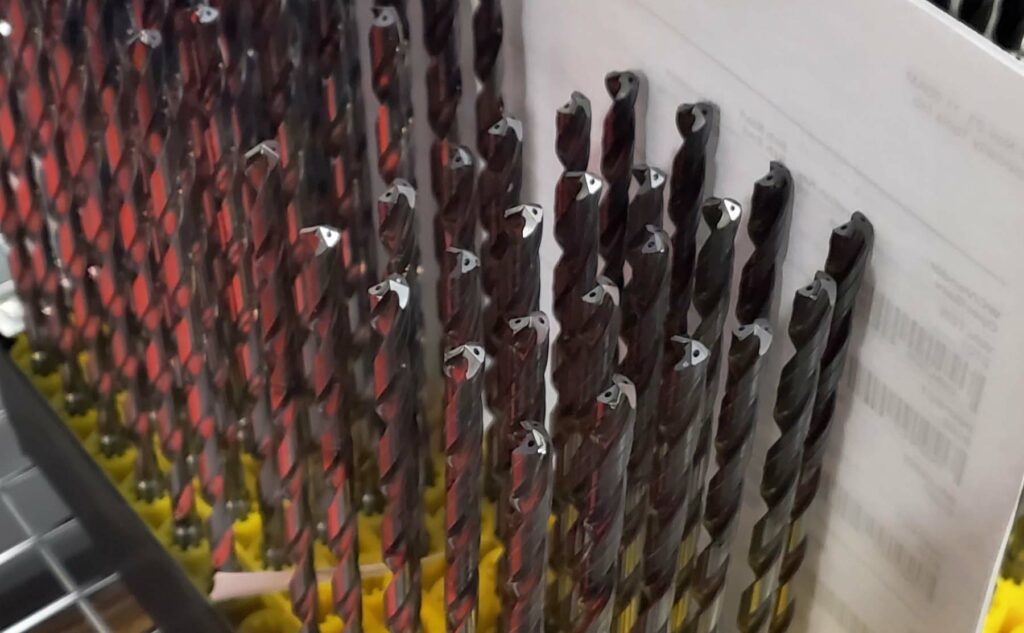 carbide drill sharpening